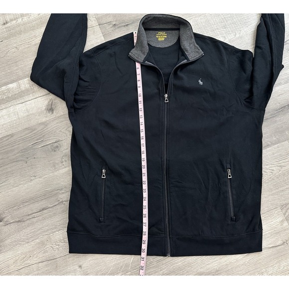 Polo Ralph Lauren Men's Black Full Zip Jacket Size XXL 2XL - Picture 5 of 8